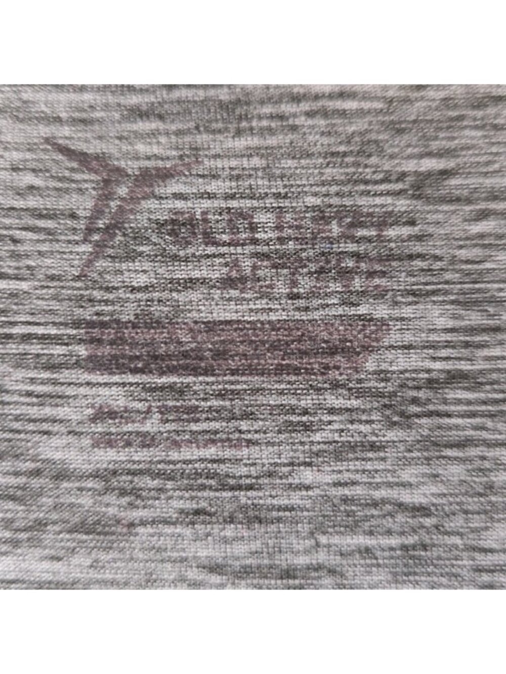 Gym T Shirt Mens Size 2XL Gray Barbell Workout Old Navy Active - Picture 5 of 6